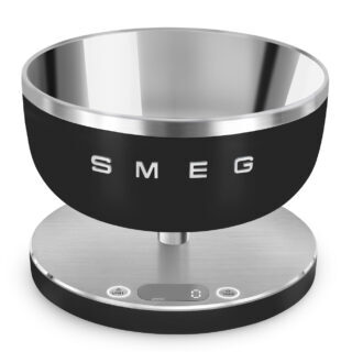 Smeg KSC01BLMWW Dijital Mutfak Tartısı Mat Siyah