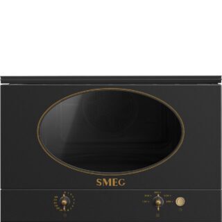 Smeg MP822NAO Colonial Mikrodalga H:38 cm. Antrasit Rustik Est.