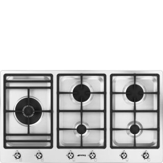 Smeg PS9062 Klasik Seri Gazlı Ocak 90 cm. Çelik