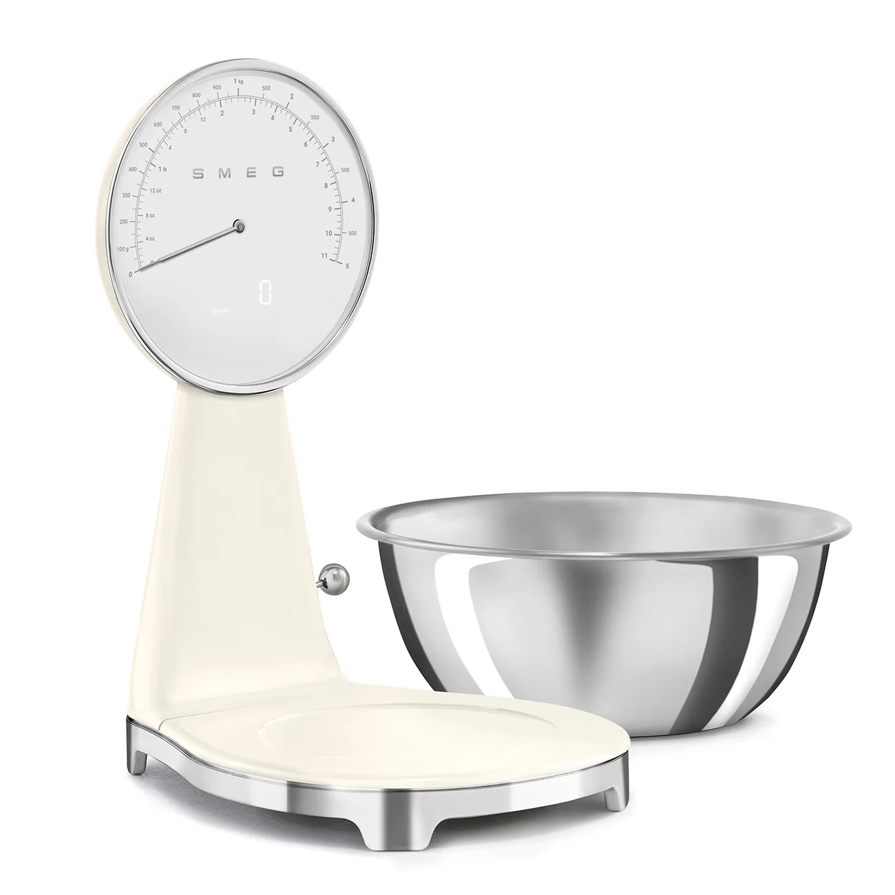 Smeg KSF01CRWW Retro Analog Mutfak Tartısı Krem - Görsel 8