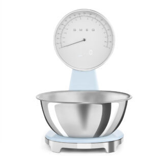 Smeg KSF01PBWW Retro Analog Mutfak Tartısı Pastel Mavi