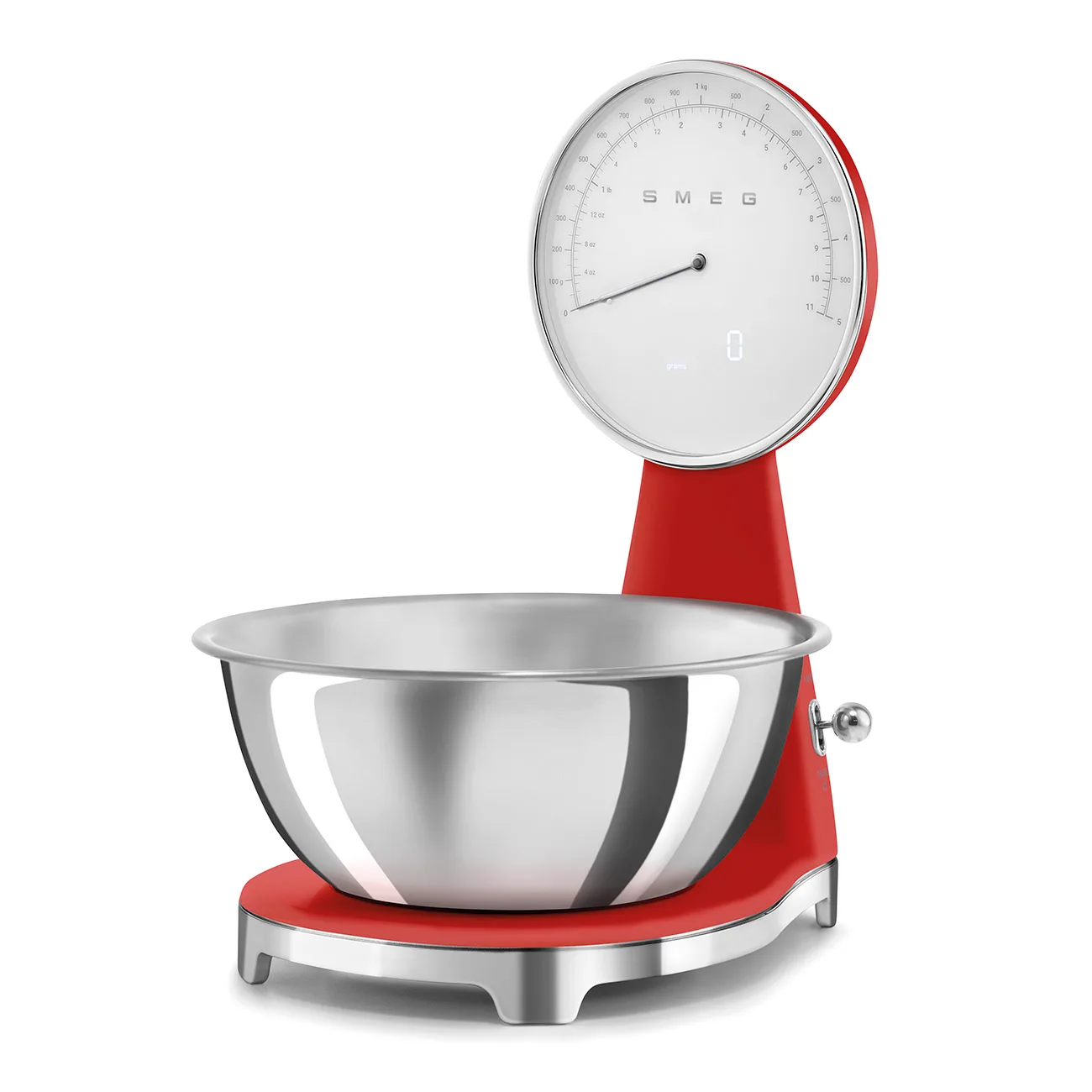 Smeg KSF01RDWW Retro Analog Mutfak Tartısı Kırmızı - Görsel 5