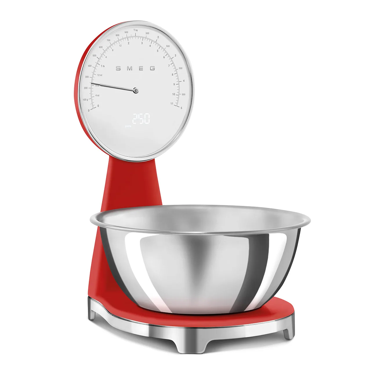 Smeg KSF01RDWW Retro Analog Mutfak Tartısı Kırmızı - Görsel 7