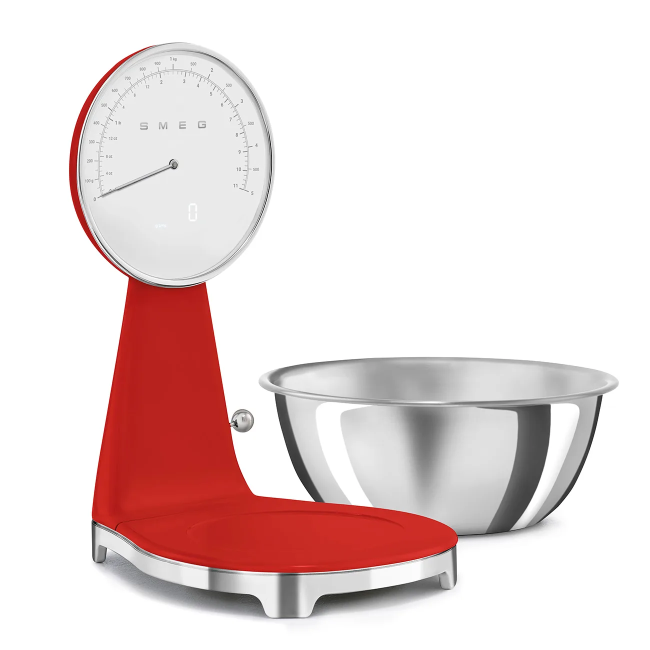 Smeg KSF01RDWW Retro Analog Mutfak Tartısı Kırmızı - Görsel 8