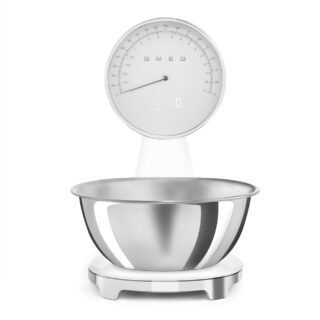Smeg KSF01WHWW Retro Analog Mutfak Tartısı Beyaz
