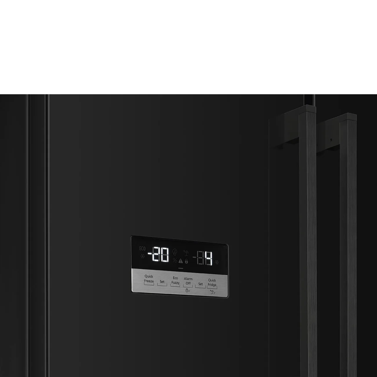 Smeg FQ55FNDE Solo Dondurucu Altta 2 Çekmece + 2 Kapılı Nofrost Buzdolabı 90 cm. Siyah - Görsel 6