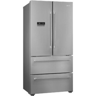 Smeg FQ55FXDE Solo Dondurucu Altta 2 Çekmece + 2 Kapılı Nofrost Buzdolabı 90 cm. Çelik