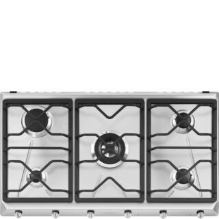 Smeg SRV596O Çelik Gazlı Ocak 88 cm.