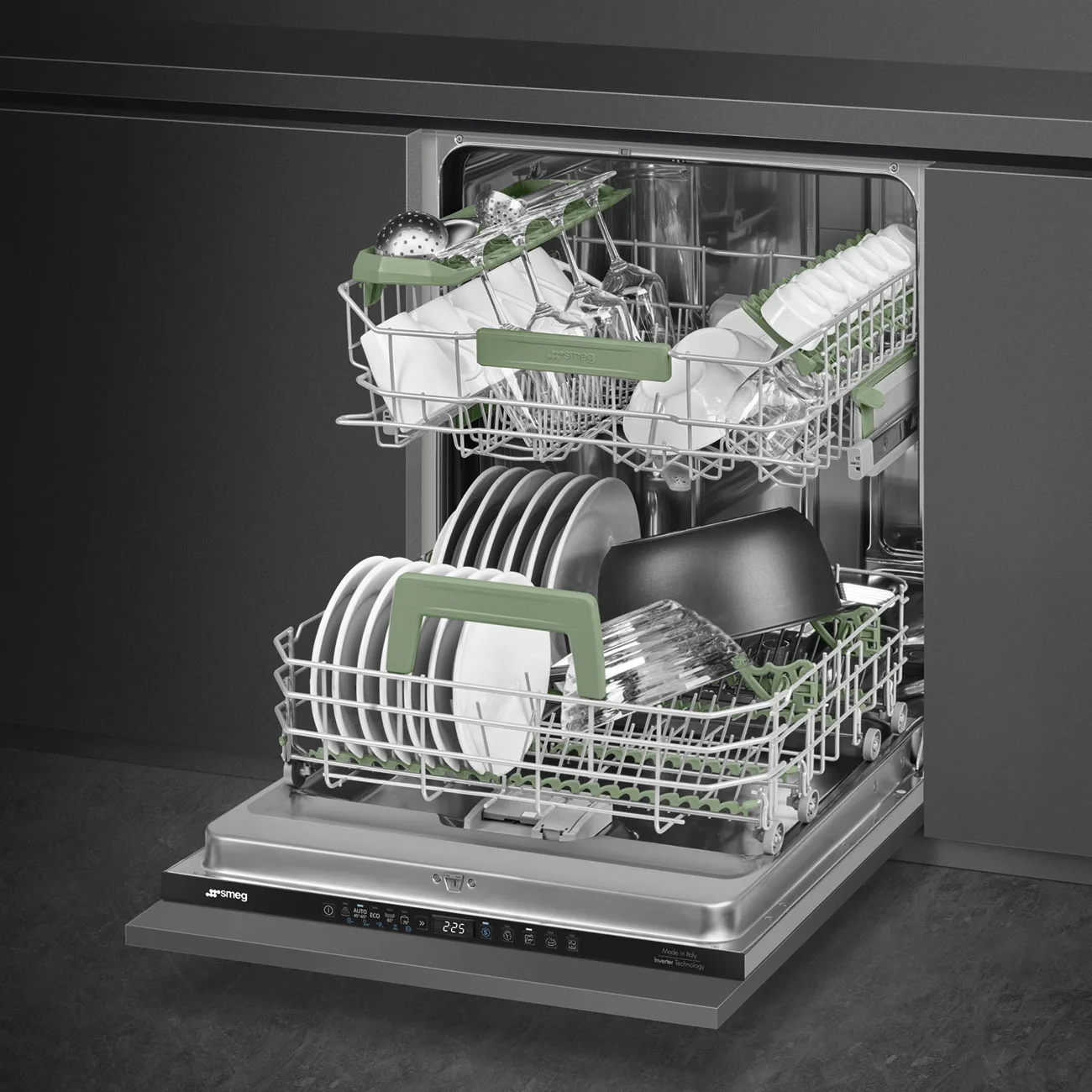 Smeg STL7252C Tam Entegre Bulaşık Makinesi 60 cm. - Görsel 3