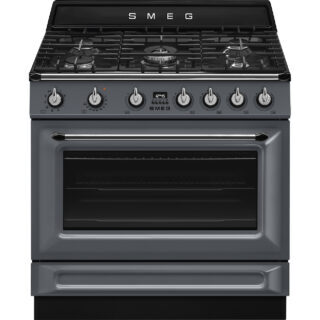 Smeg TR90GMGR Victoria Gazlı Kuzine 90 cm. Barut Gri
