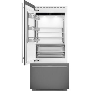 Smeg RBM36L Luxury Cool Tam Entegre-Dondurucu Altta Buzdolabı 90 cm.-Sol Menteşe