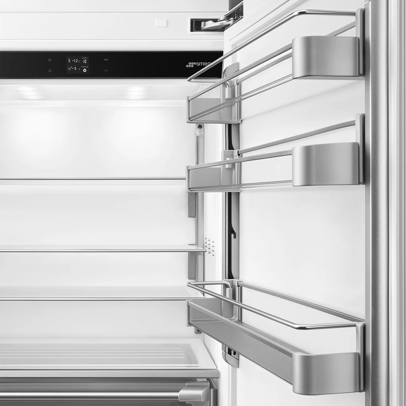 Smeg RBM36R Luxury Cool Tam Entegre-Dondurucu Altta Buzdolabı 90 cm.-Sağ Menteşe - Görsel 6