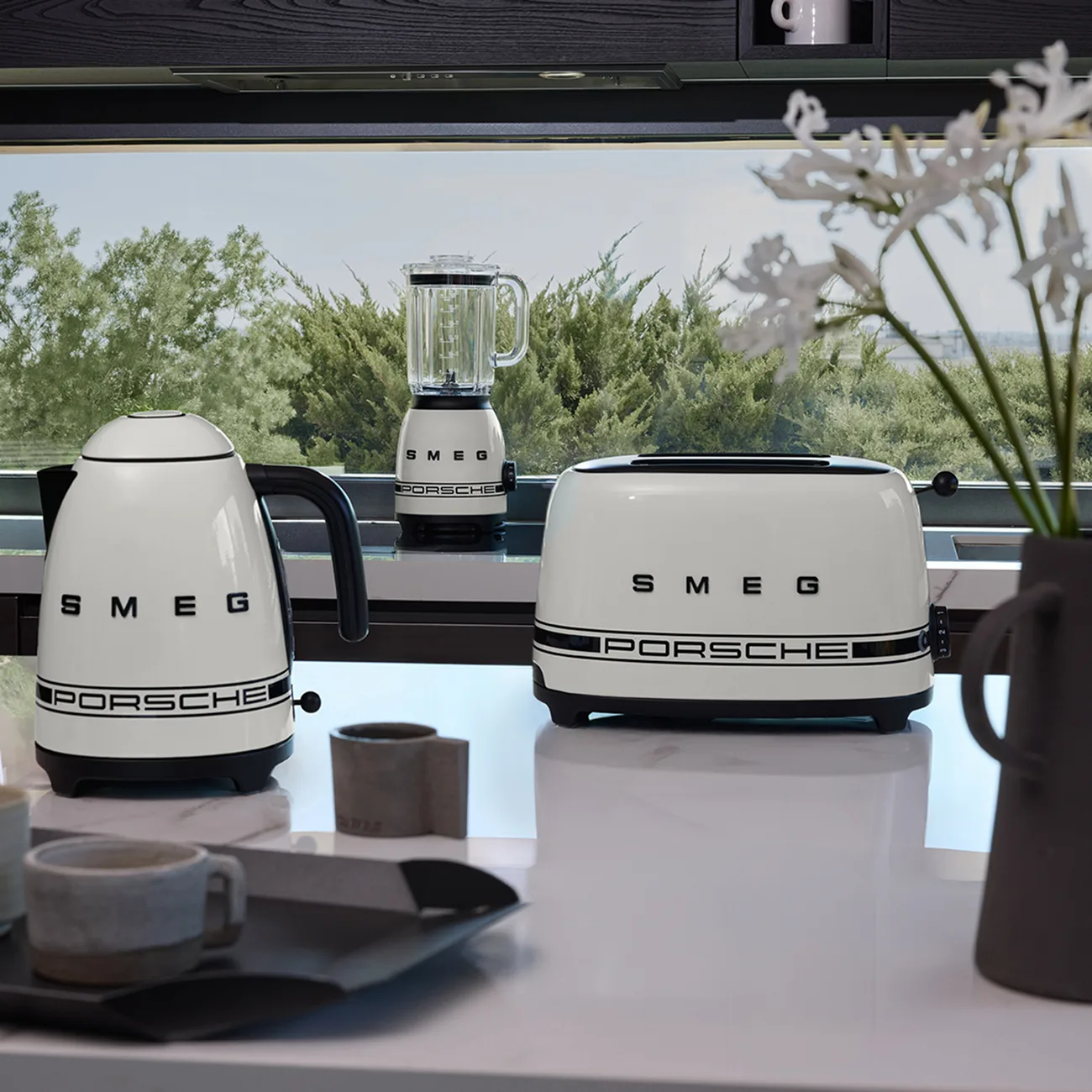 Smeg TSF01PCWEU Porsche x Smeg 2 X 1 Dilim Ekmek Kızartma Carrara White - Görsel 6