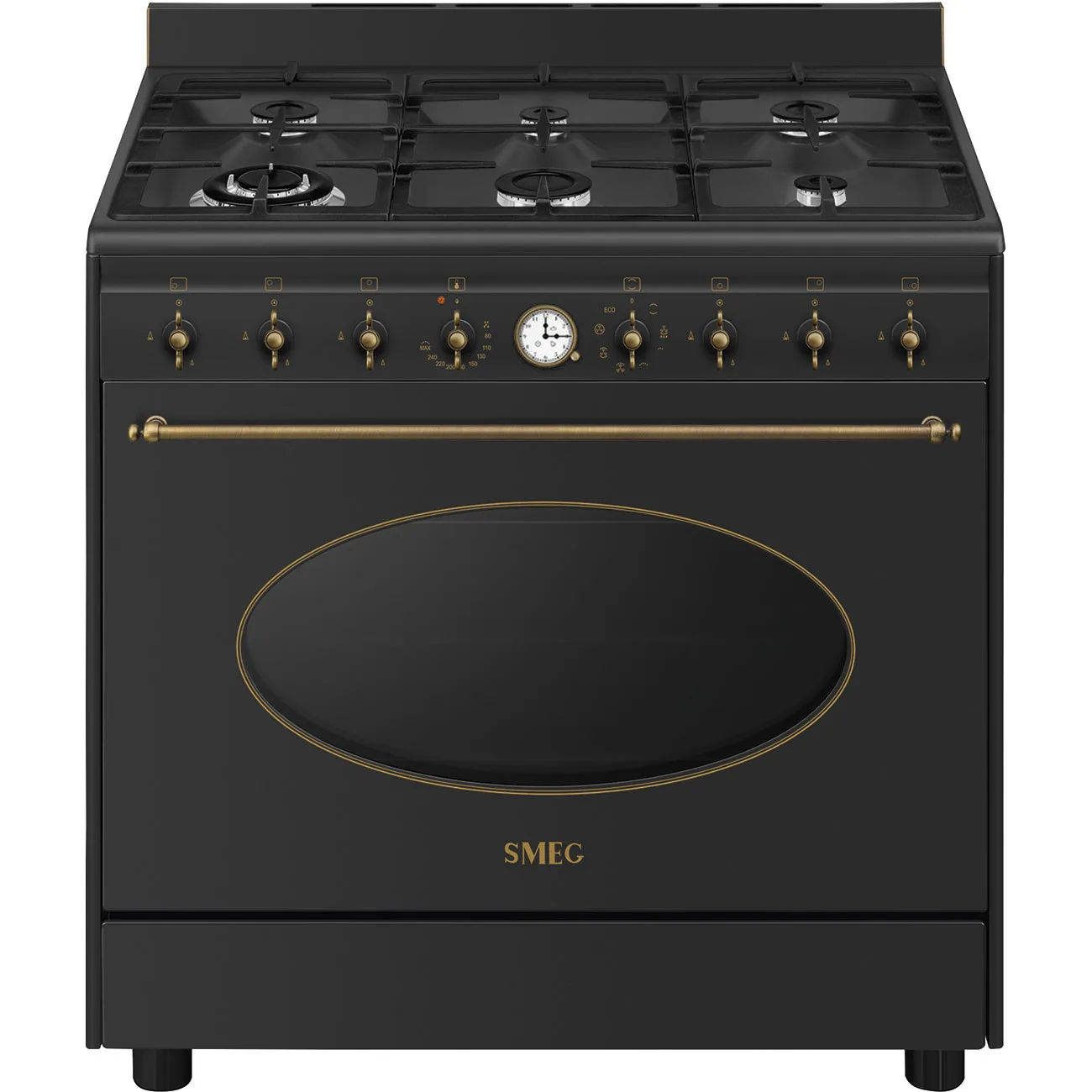 Smeg CO90GMAN2 Colonial Kuzine 90 cm. Antrasit