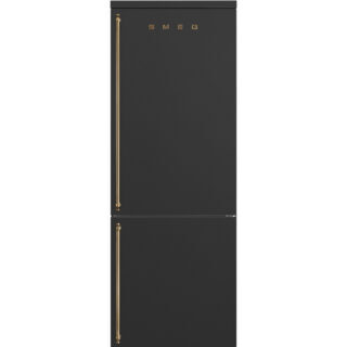 Smeg FA8005RAO6 Cortina/Colonial Dondurucu Altta 2 Kapılı Buzdolabı 70 cm. Antrasit Rustik Sağ Ment.