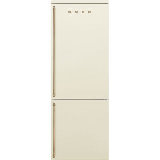 Smeg FA8005RPO6 Cortina/Colonial Dondurucu Altta 2 Kapılı Buzdolabı 70 cm. Krem Rustik Sağ Ment.