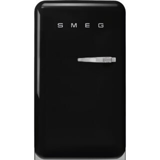 Smeg FAB10LBL6 Retro Mini Buzdolabı Siyah Sol Menteşe