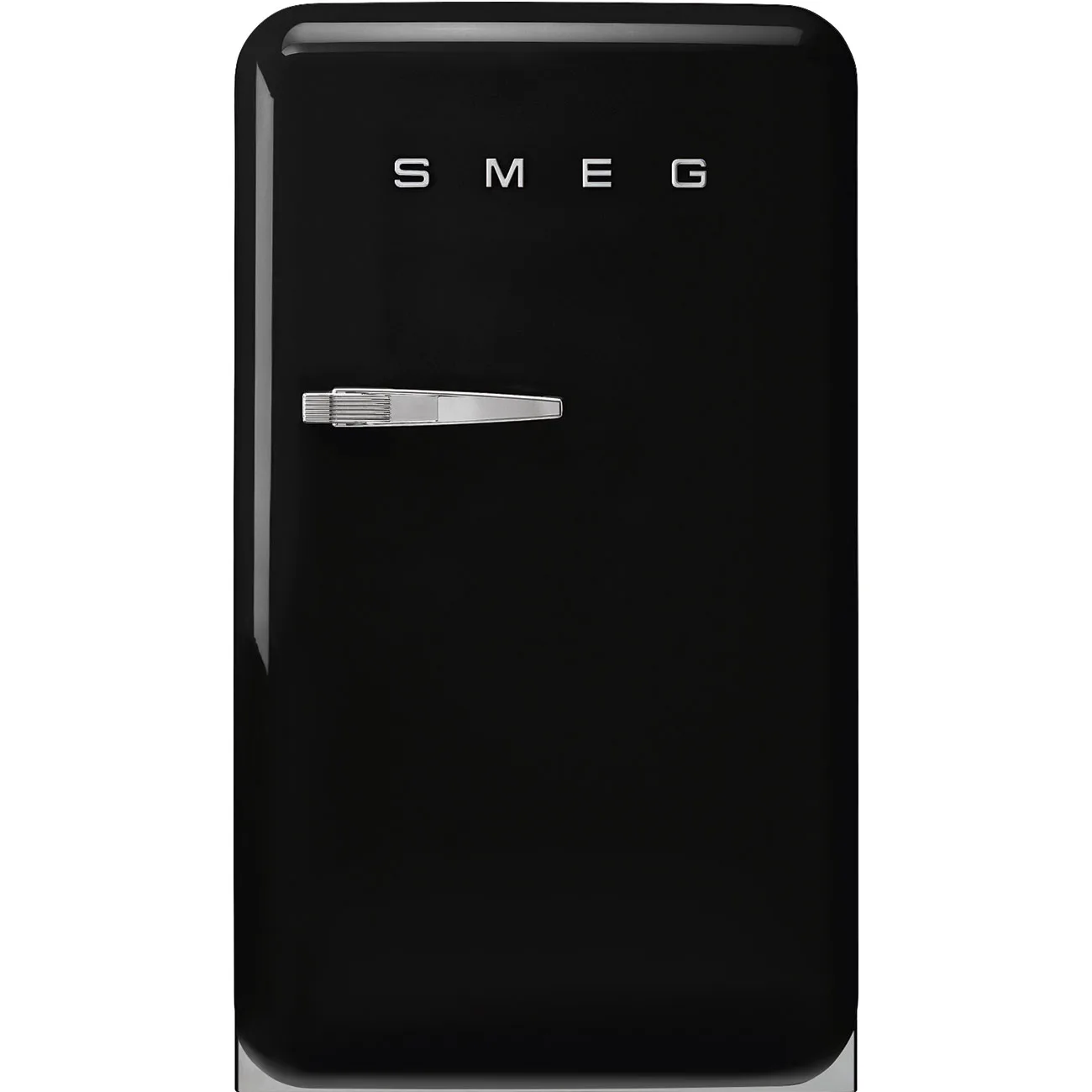 Smeg FAB10RBL6 Retro Mini Buzdolabı Siyah Sağ Menteşe