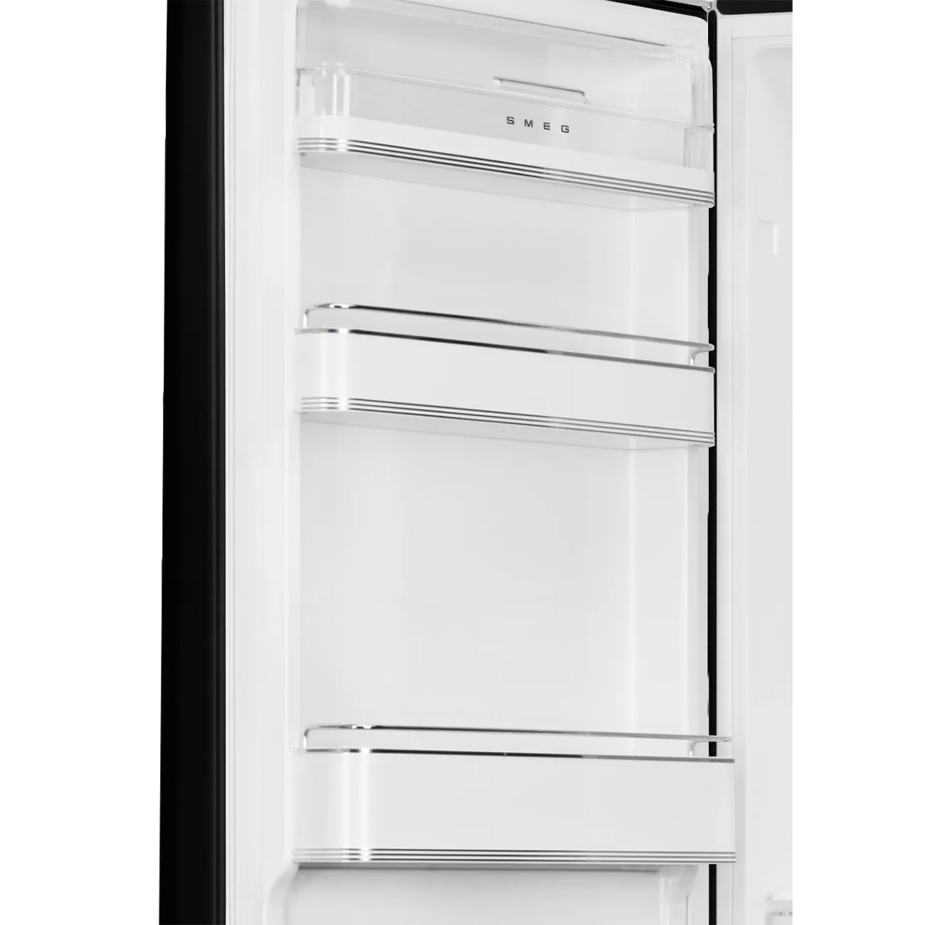 Smeg FAB32LBL6 Retro Dondurucu Altta 2 Kapılı Buzdolabı Siyah Sol Menteşe - Görsel 2
