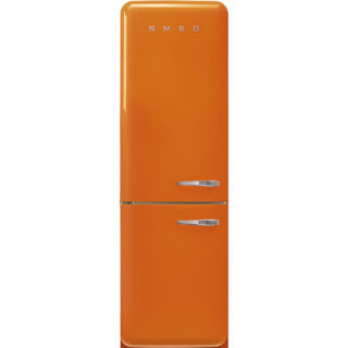 Smeg FAB32LOR6 Retro Dondurucu Altta 2 Kapılı Buzdolabı Turuncu Sol Menteşe