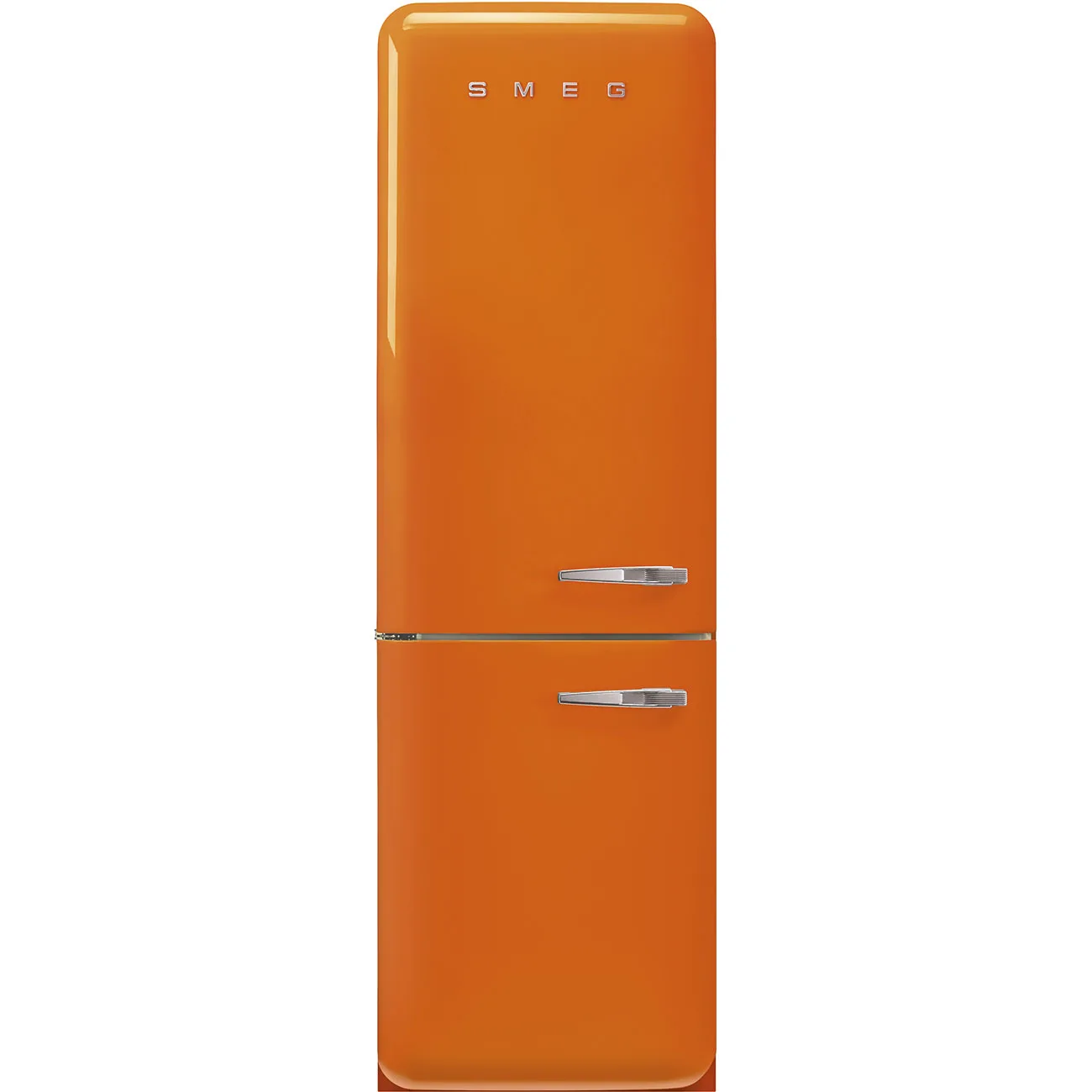 Smeg FAB32LOR6 Retro Dondurucu Altta 2 Kapılı Buzdolabı Turuncu Sol Menteşe