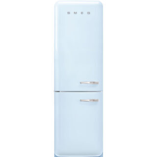 Smeg FAB32LPB6 Retro Dondurucu Altta 2 Kapılı Buzdolabı Pastel Mavi Sol Menteşe