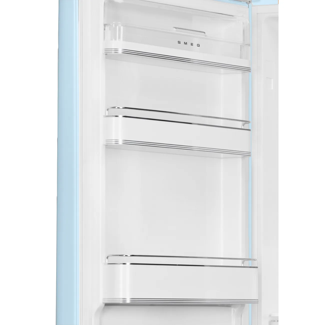Smeg FAB32LPB6 Retro Dondurucu Altta 2 Kapılı Buzdolabı Pastel Mavi Sol Menteşe - Görsel 2