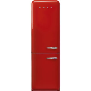 Smeg FAB32LRD6 Retro Dondurucu Altta 2 Kapılı Buzdolabı Kırmızı Sol Menteşe