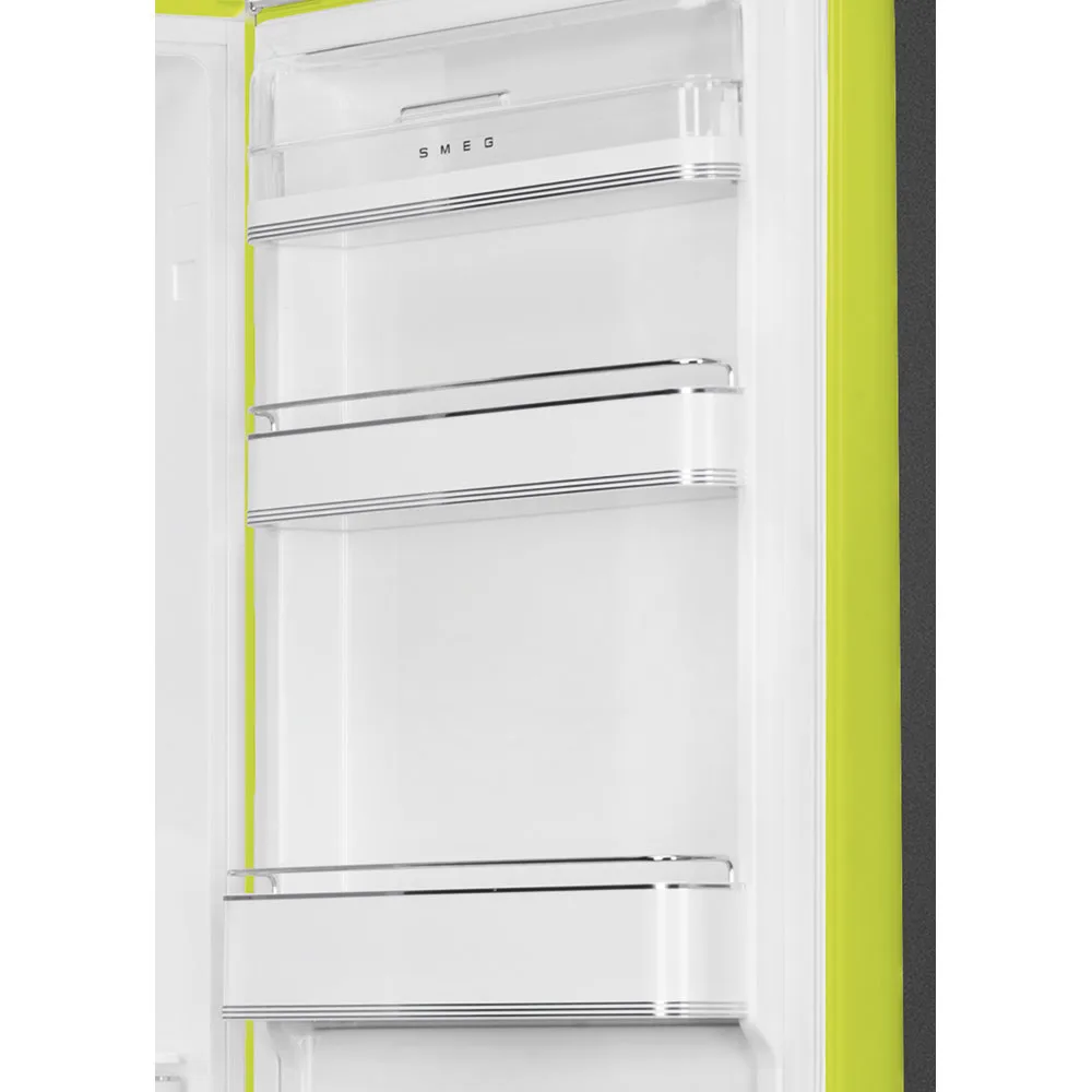 Smeg FAB32RLI6 Retro Dondurucu Altta 2 Kapılı Buzdolabı Limon Yeşili Sağ Menteşe - Görsel 4