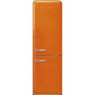 Smeg FAB32ROR6 Retro Dondurucu Altta 2 Kapılı Buzdolabı Turuncu Sağ Menteşe