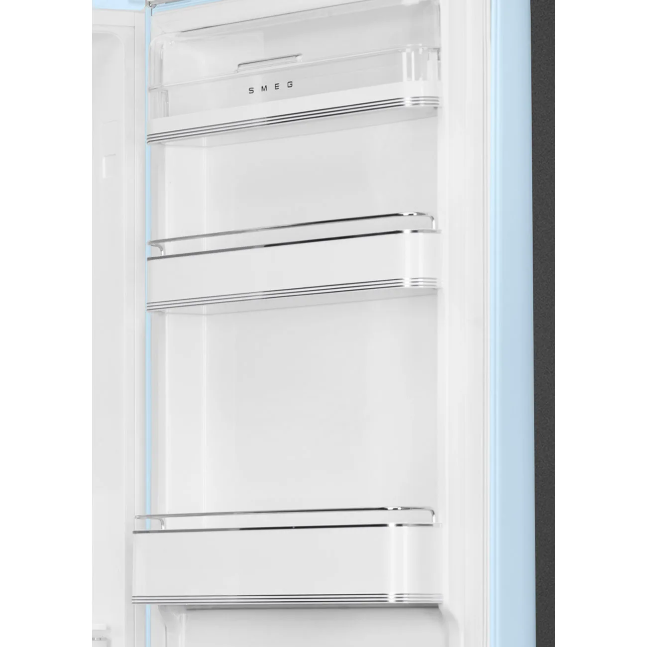 Smeg FAB32RPB6 Retro Dondurucu Altta 2 Kapılı Buzdolabı Pastel Maviı Sağ Menteşe - Görsel 4