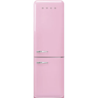 Smeg FAB32RPK6 Retro Dondurucu Altta 2 Kapılı Buzdolabı Pembe Sağ Menteşe