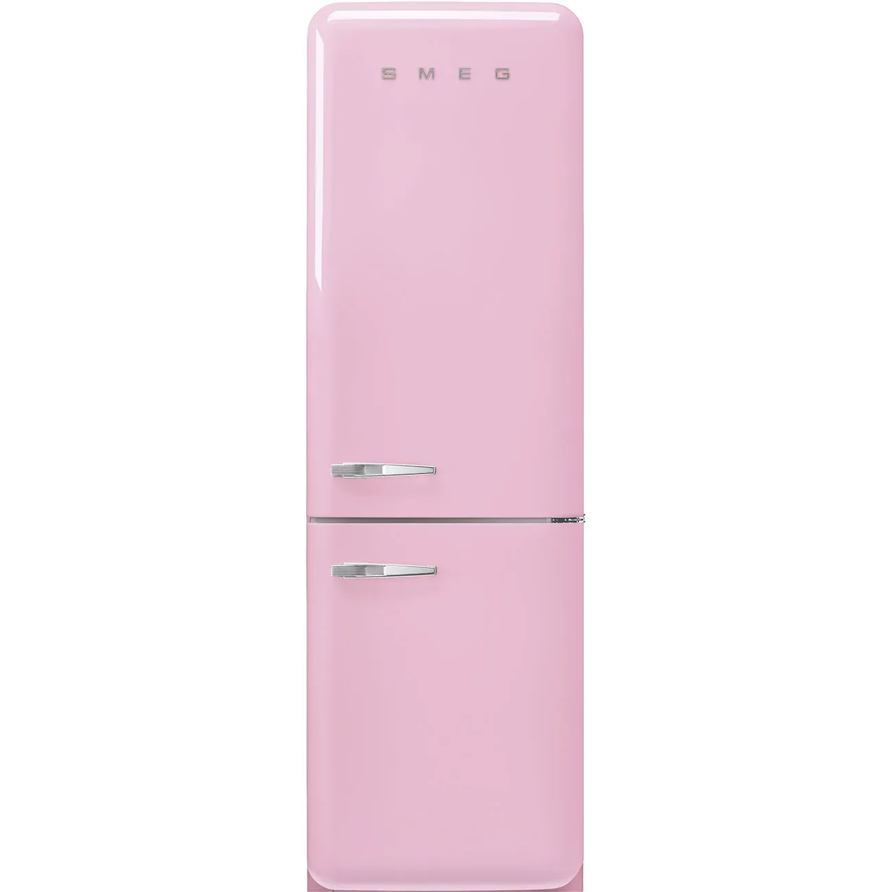 Smeg FAB32RPK6 Retro Dondurucu Altta 2 Kapılı Buzdolabı Pembe Sağ Menteşe