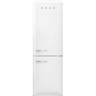 Smeg FAB32RWH6 Retro Dondurucu Altta 2 Kapılı Buzdolabı Beyaz Sağ Menteşe