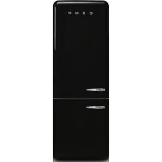 Smeg FAB38LBL6 Retro Dondurucu Altta 2 Kapılı Buzdolabı Siyah Sol Menteşe