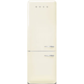 Smeg FAB38LCR6 Retro Dondurucu Altta 2 Kapılı Buzdolabı Krem Sol Menteşe