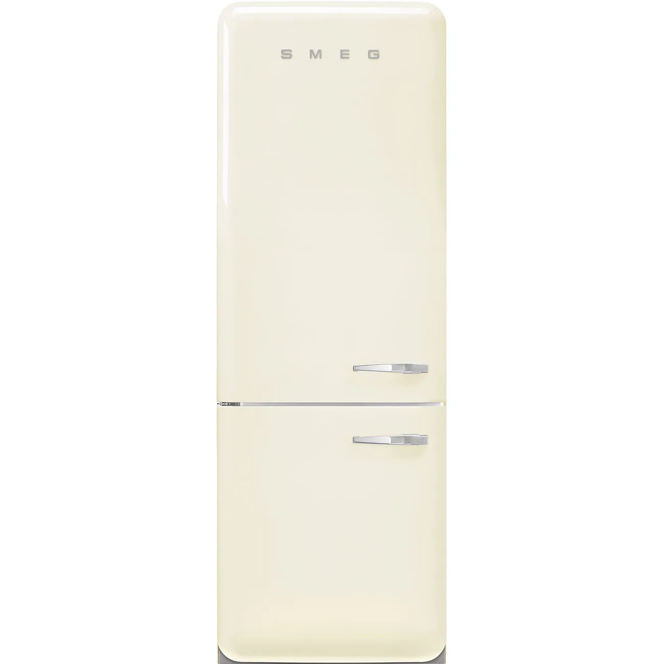 Smeg FAB38LCR6 Retro Dondurucu Altta 2 Kapılı Buzdolabı Krem Sol Menteşe