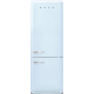 Smeg FAB38RPB6 Retro Dondurucu Altta 2 Kapılı Buzdolabı Pastel Mavi Sağ Menteşe