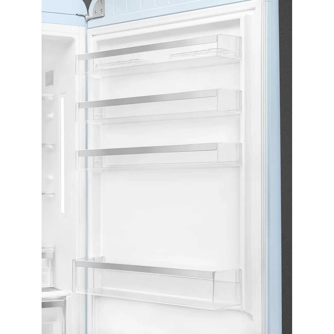 Smeg FAB38RPB6 Retro Dondurucu Altta 2 Kapılı Buzdolabı Pastel Mavi Sağ Menteşe - Görsel 8