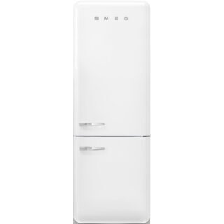Smeg FAB38RWH6 Retro Dondurucu Altta 2 Kapılı Buzdolabı Beyaz Sağ Menteşe