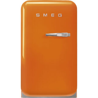 Smeg FAB5LOR6 Retro Mini Soğutucu Turuncu Sol Menteşe