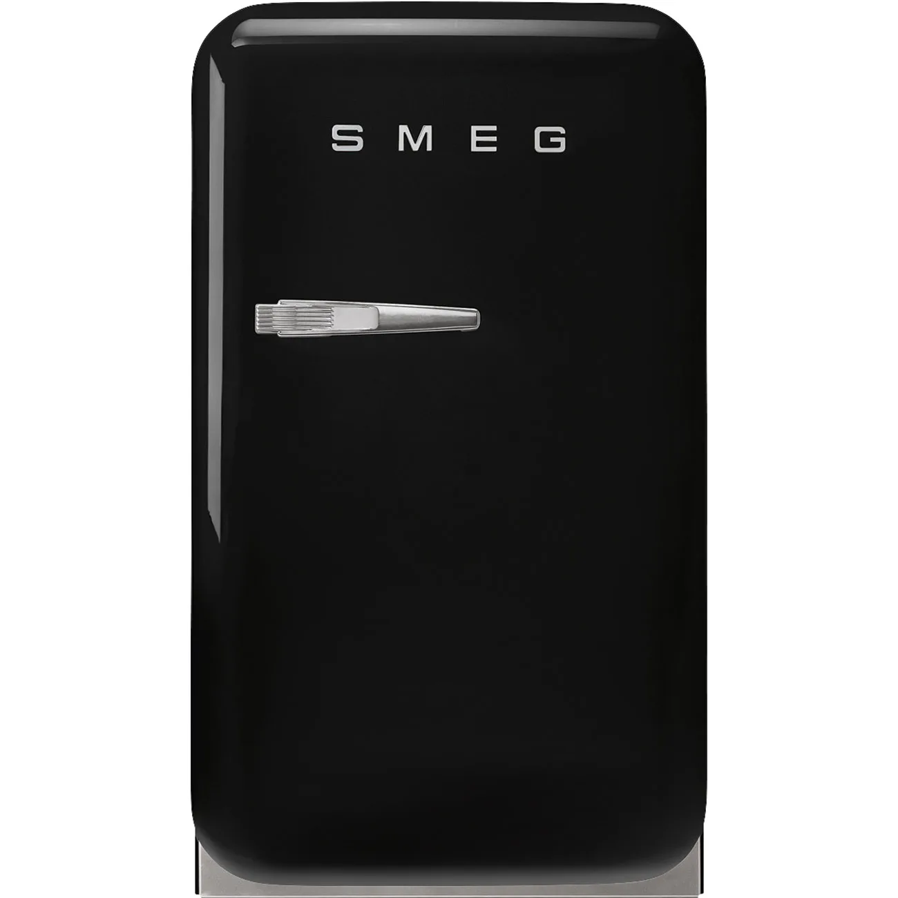 Smeg FAB5RBL6 Retro Mini Soğutucu Siyah Sağ Menteşe