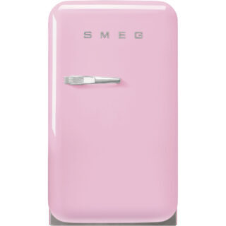 Smeg FAB5RPK6 Retro Mini Soğutucu Pembe Sağ Menteşe