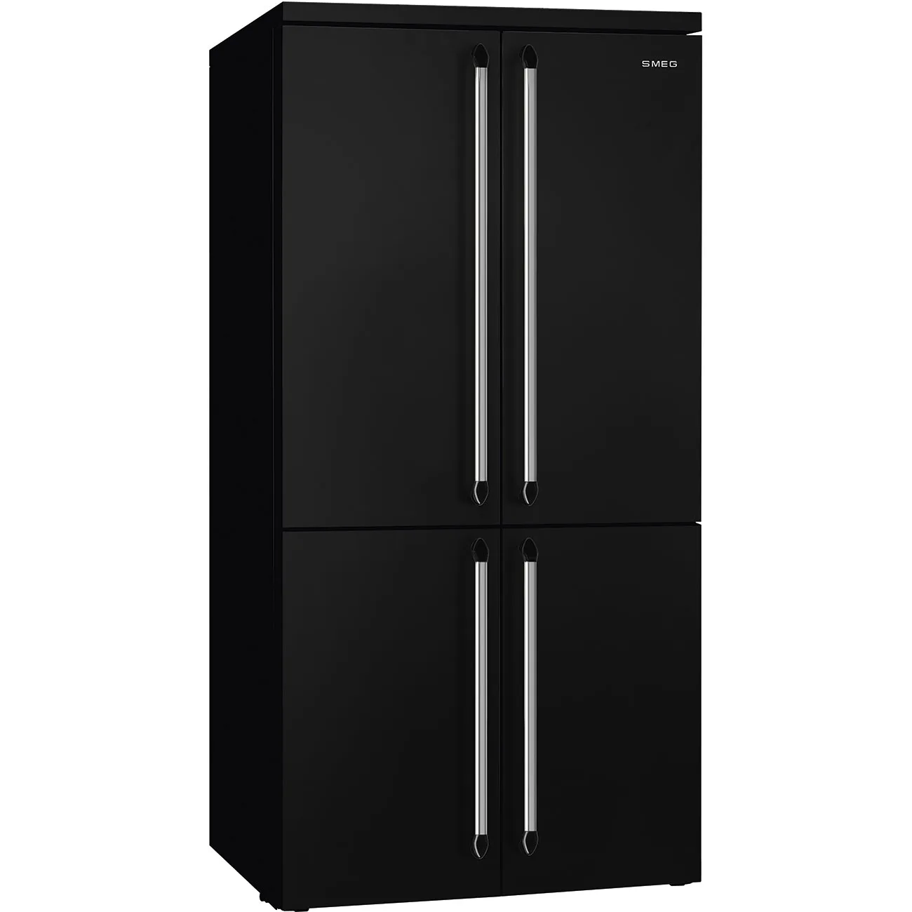 Smeg FQ960BL6 Victoria Solo 4 Kapılı Buzdolabı 90 cm. Siyah
