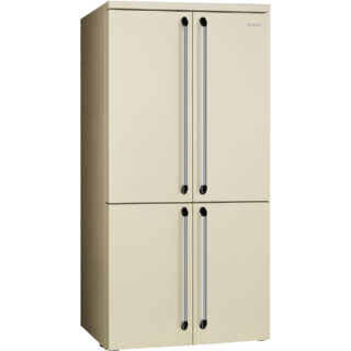 Smeg FQ960P6 Victoria Solo 4 Kapılı Buzdolabı 90 cm. Krem Gümüş