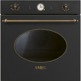 Smeg SFP68C1TAO Colonial Pirolitik Fırın 60 cm. Antrasit Rustik