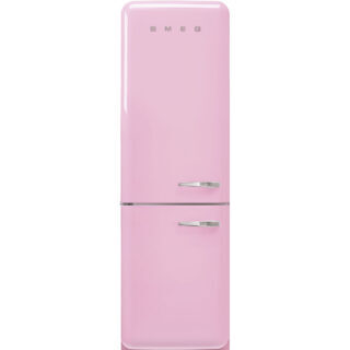 Smeg FAB32LPK6 Retro Dondurucu Altta 2 Kapılı Buzdolabı Pembe Sol Menteşe