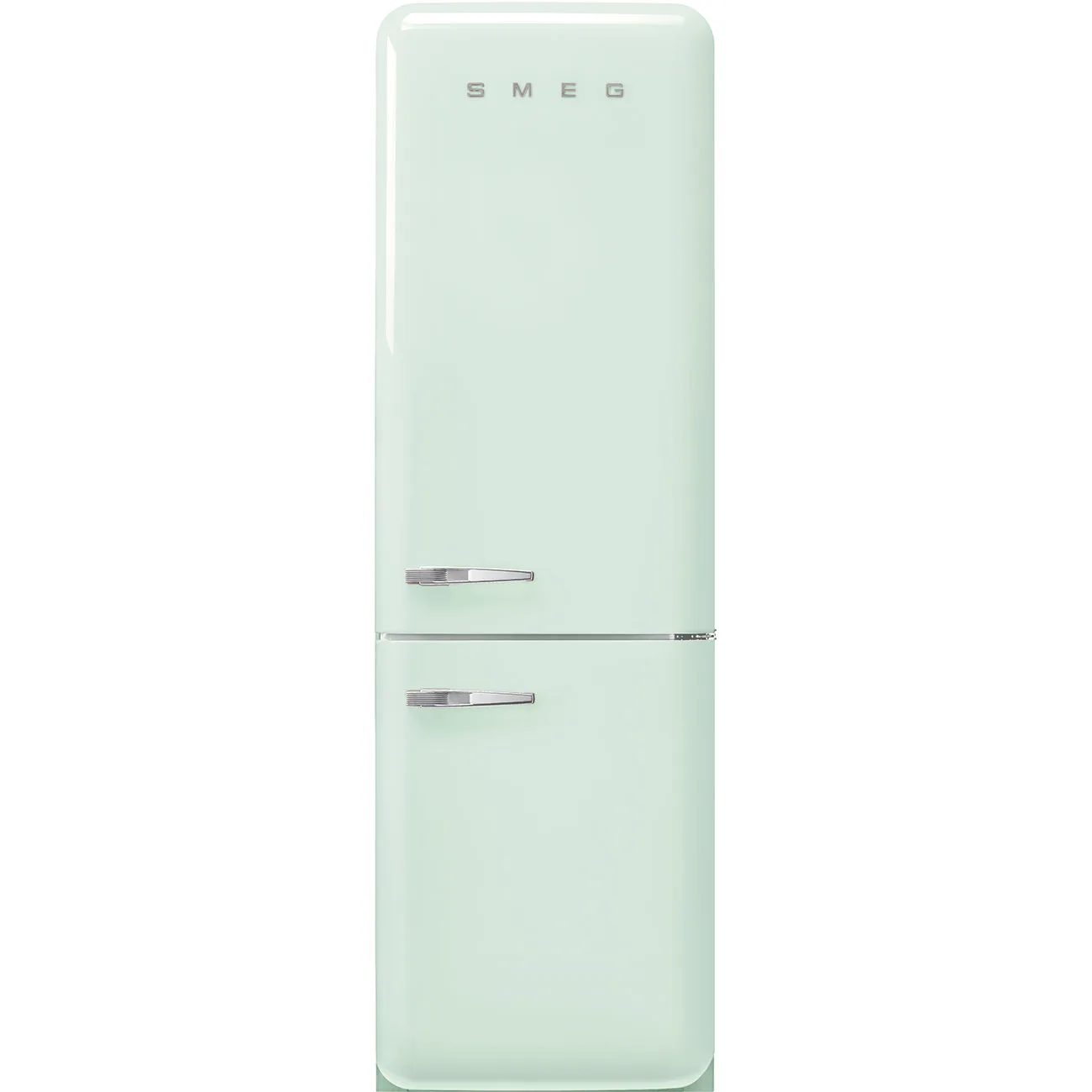 Smeg FAB32RPG6 Retro Dondurucu Altta 2 Kapılı Buzdolabı Pastel Yeşil Sağ Menteşe