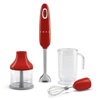 Smeg HBF03RDEU Aksesuarlı El Blender Seti Kırmızı