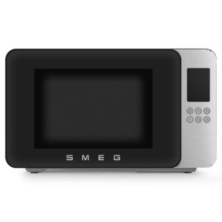 Smeg MOC01BLMEU Retro Solo Izgaralı Mikrodalga Mat Siyah